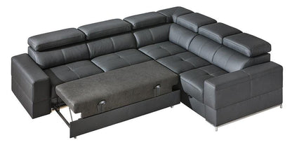 BELGRAD Large Modern Corner Sofa Bed | 2850mm X 2540mm | Plenty of leathers & fabrics to choose