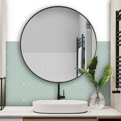 1.2 mm Peel and Stick Hexagon GreenWall Tile Home Decor Bathroom Living Room TSQS69 by Vivid Tiles | Souqify