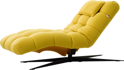 Smart Lounge Chair C019 - Yellow Fabric