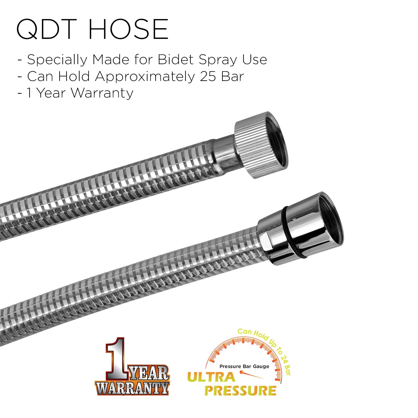 1.2m QDT - Shower Hose by TUSCANI | Souqify