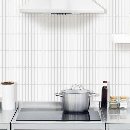 1.2mm Peel and Stick Gray Frame Line Rectangle Small Size Wall Tiles Home Decor Kitchen T80551 by Vivid Tiles | Souqify