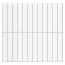 1.2mm Peel and Stick Gray Frame Line Rectangle Small Size Wall Tiles Home Decor Kitchen T80551 by Vivid Tiles | Souqify