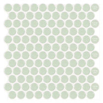 1.2mm Peel and Stick Green Dot Wall Tiles Home Decor Bathroom Living Room T80406 by Vivid Tiles | Souqify