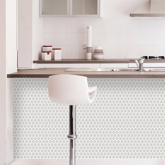 1.2mm Peel and Stick Light Brown Dot Wall Tiles Home Decor Bathroom Living Room T80412 by Vivid Tiles | Souqify