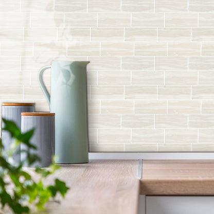 1.2mm Peel and Stick Wood Grain Train Small Size Wall Tiles Home Decor Kitchen T80760 by Vivid Tiles | Souqify