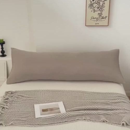 1 Piece Long Body Pillow Case, Plain Cappuccino Color. by 5 | Souqify
