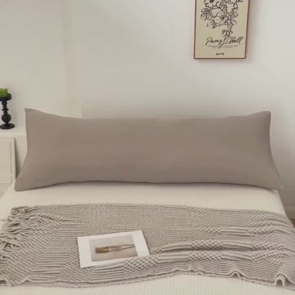 1 Piece Long Body Pillow Case, Plain Cappuccino Color. by 5 | Souqify