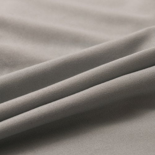 1 Piece Long Body Pillow Case, Plain Coint Grey Color.