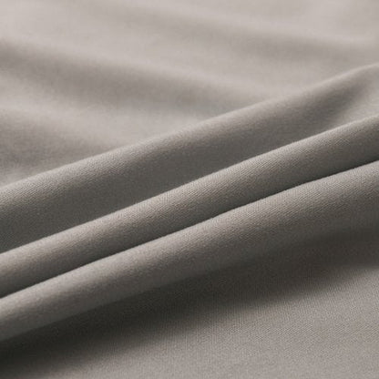 1 Piece Long Body Pillow Case, Plain Coint Grey Color.