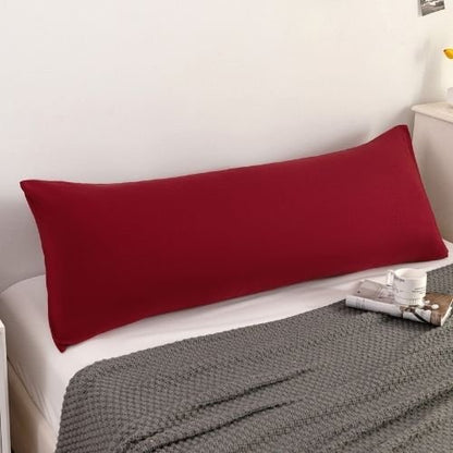 1 Piece Long Body Pillow Case, Plain Red Color. by 5 | Souqify