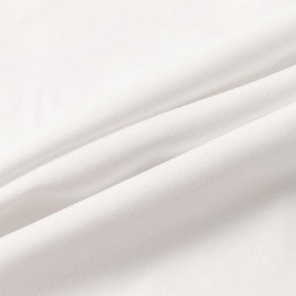 1 Piece Long Body Pillow Case, Plain White Color.