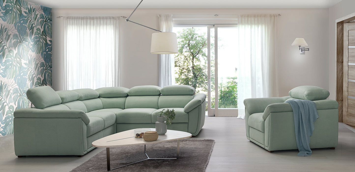 CADILLAC Large Stylish Corner Sofa Bed | 2580mm X 2580mm | Plenty of fabrics & leathers to choose