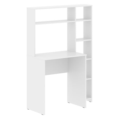 WOODEN RECTANGULAR SHAPE COMPUTER DESK WITH OPEN SHELVES , MADE IN E1 LAMINATE CHIPBOARD COLOR : SONAMA OAK LIGHT SIZE : 1000х450х1410MMH **MADE IN EUROPE **5 YEARS GUARANTEE