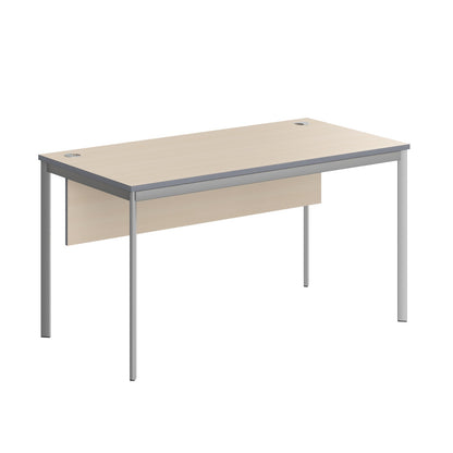 RECTANGULAR SHAPE DESK MADE IN 25MM MFC TOP, MODESTY PANEL, E1 LAMINATE CHIPBOARD 40X20MM METAL FRAMES