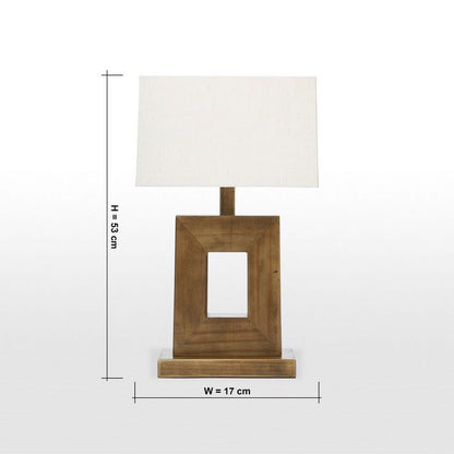 Shangrilla Wooden Table Lamp - 53 cm