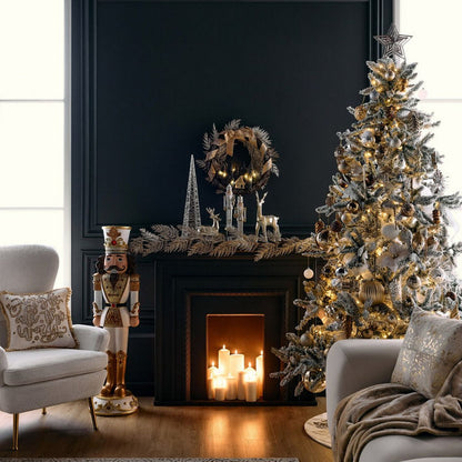 Bavarian Snow Christmas Tree - 8 ft