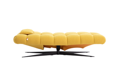Smart Lounge Chair C019 - Yellow Fabric