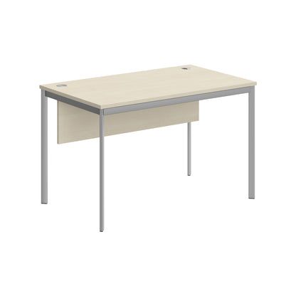 RECTANGULAR SHAPE DESK MADE IN 25MM MFC TOP, MODESTY PANEL, E1 LAMINATE CHIPBOARD 40X20MM METAL FRAMES