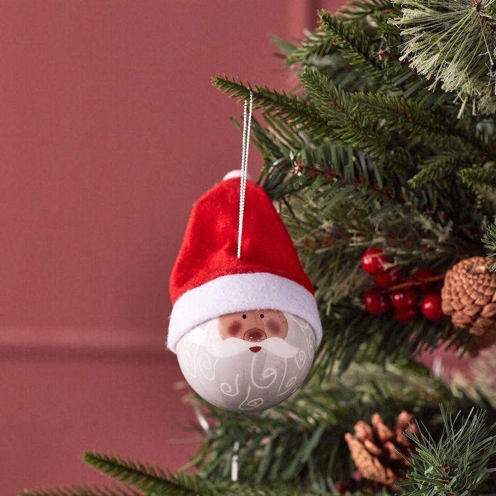 Santa Bauble with Cap