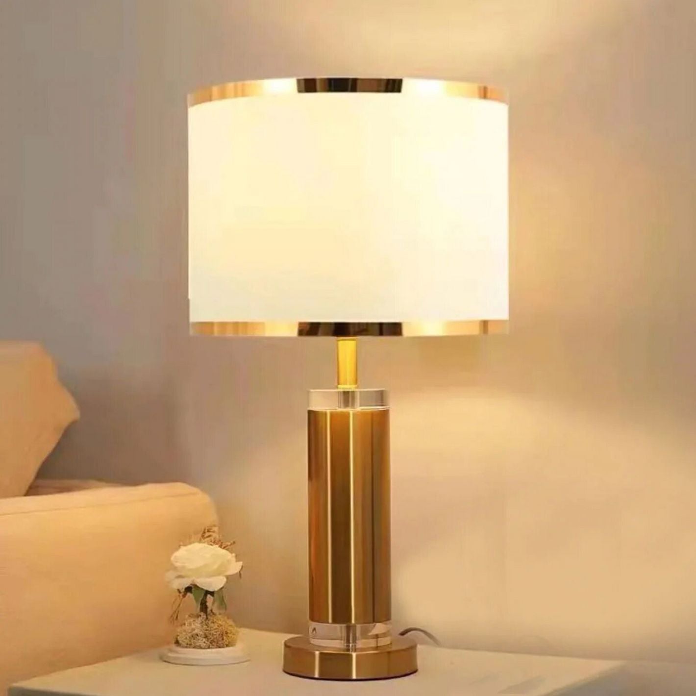 HomeKode Metal Table Lamp - 45 cm