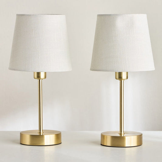 Harpy 2-Piece Metal Table Lamp Set - 31 cm