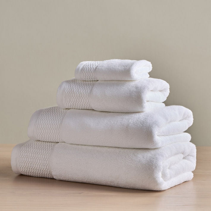 Infinity Luxe 6-Piece 750 GSM Turkish Cotton Fingertip Towel Set - 30x30 cm