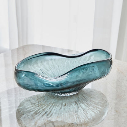 Ellero Glass Decorative Bowl - 24x39 cm
