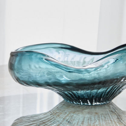 Ellero Glass Decorative Bowl - 24x39 cm