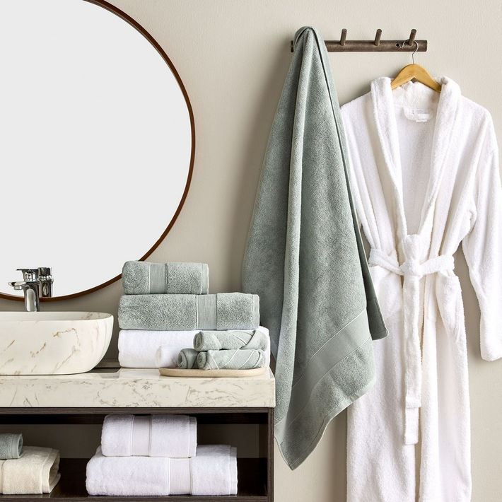 Eco Soft 650 GSM Organic Turkish Cotton Bath Sheet - 90x150 cm