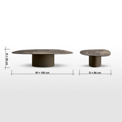 Teramo Ceramic Top Coffee Table