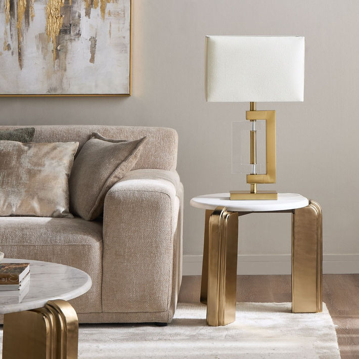 Taven Metal Table Lamp - 72 cm