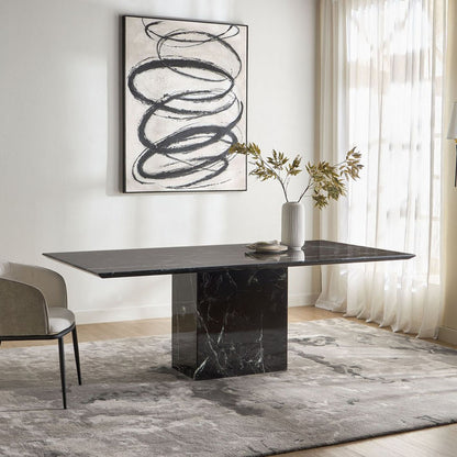 Pavia 8-Seater Marble Top Dining Table
