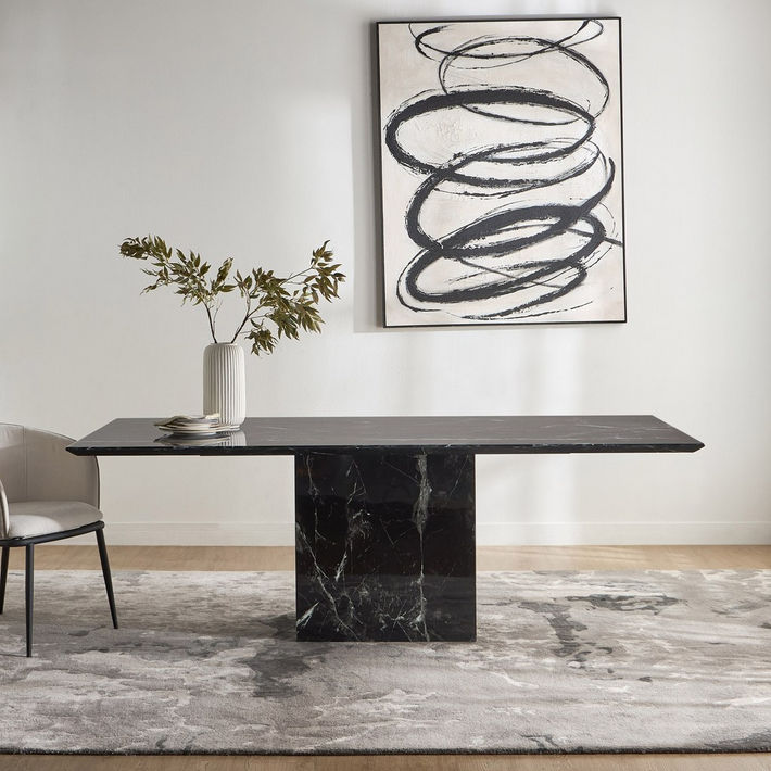 Pavia 8-Seater Marble Top Dining Table