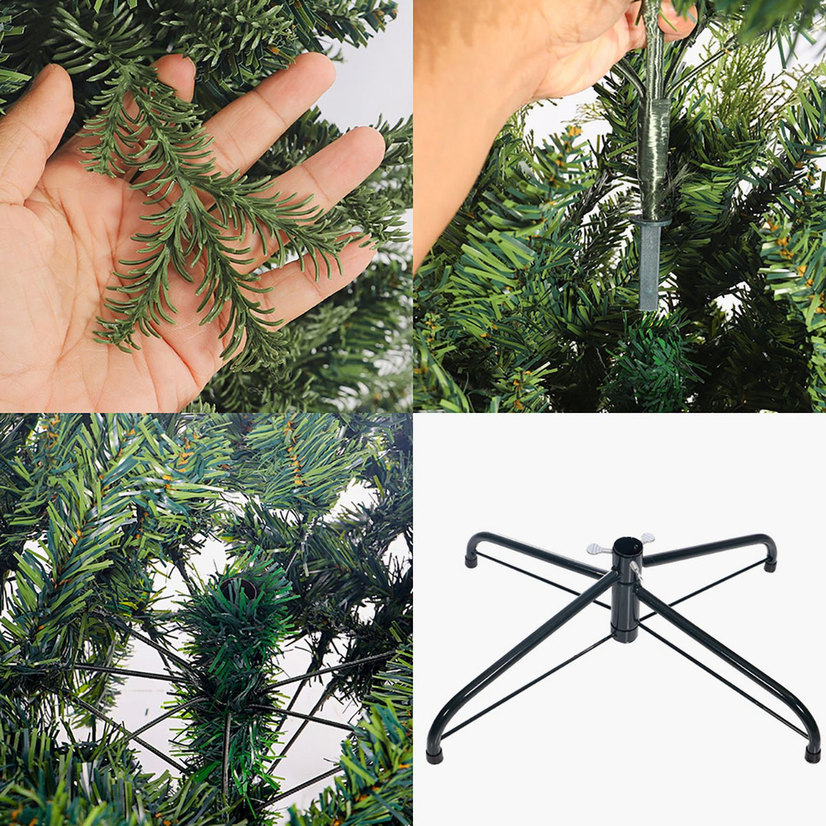 Christmas Tree with Metal Stand - 150 cm