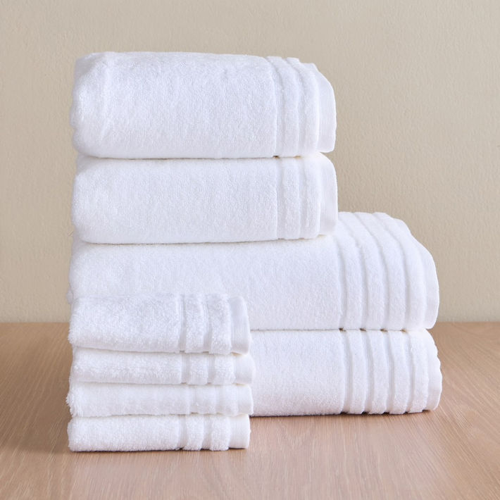 8-Piece 600 GSM Egyptian Cotton Towel Set