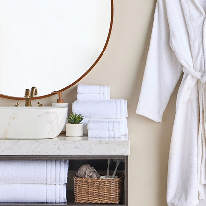 8-Piece 600 GSM Egyptian Cotton Towel Set