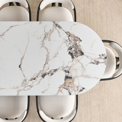 Rotterdam 8-Seater Ceramic Top Dining Table