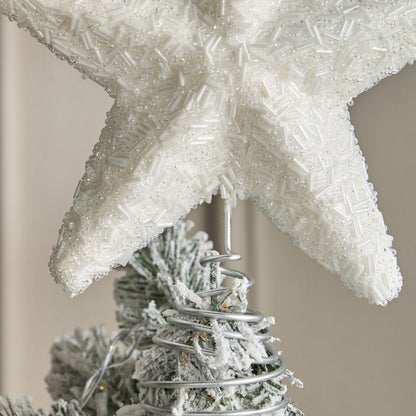 Beaded Star Tree Topper - 5x20 cm