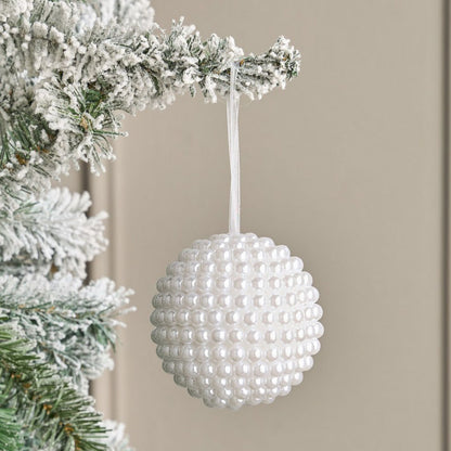 Beaded Decorative Bauble - 9 cm