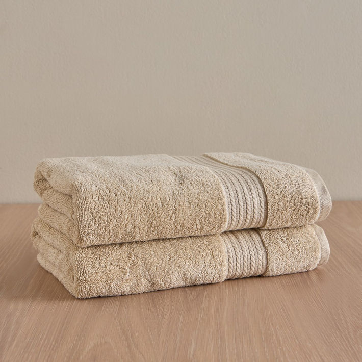 Zoey 2-Piece 500 GSM Cotton Bath Towel Set - 70x140 cm