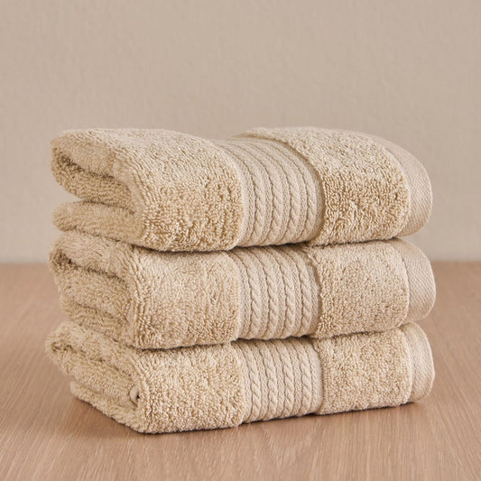 Zoey 3-Piece 500 GSM Advance Cotton Hand Towel Set - 40x70 cm