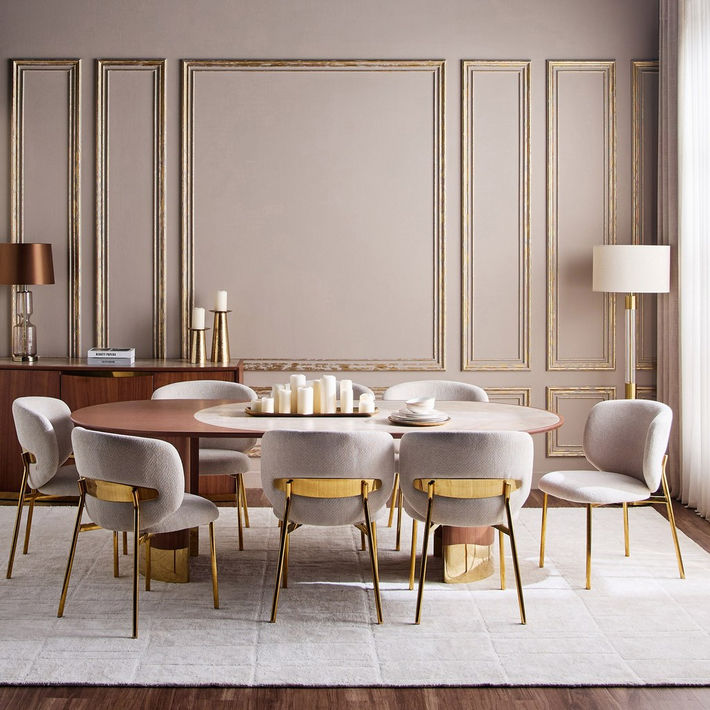 Solena 8-Seater Ceramic Top Dining Table