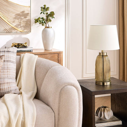 Canary Glass Table Lamp - 59 cm