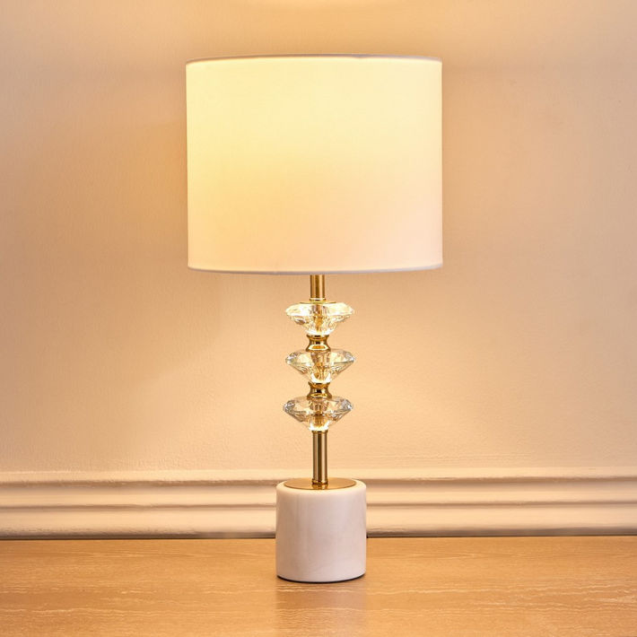Zephyr Crystal Table Lamp - 57 cm