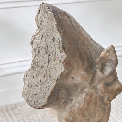 Kezi Strength Decorative  Horse Head Sculpture
