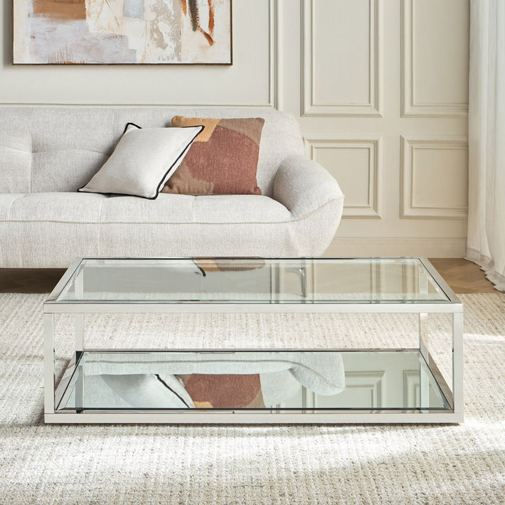 Atrisa Glass Top Coffee Table