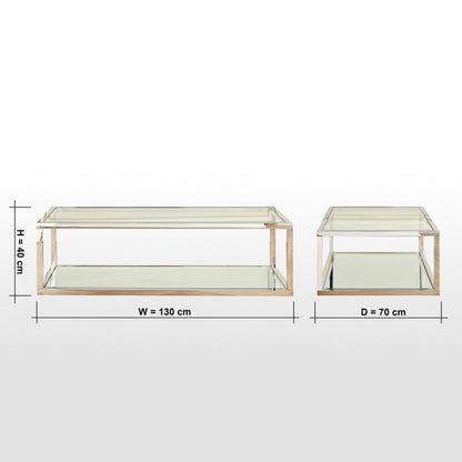 Atrisa Glass Top Coffee Table