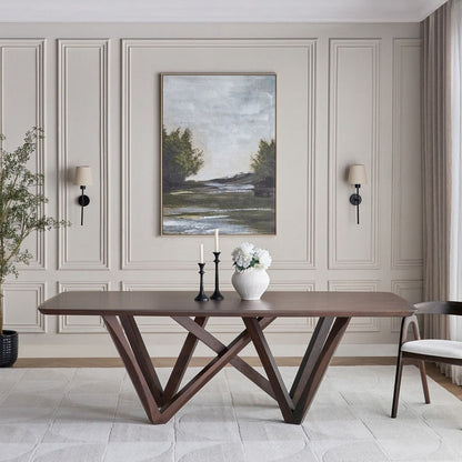 Edmonton 8-Seater Wooden Top Dining Table