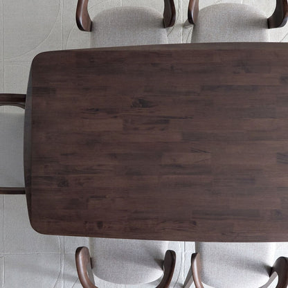 Edmonton 8-Seater Wooden Top Dining Table