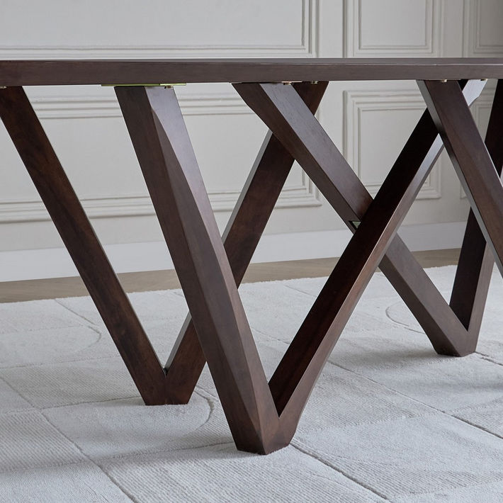 Edmonton 8-Seater Wooden Top Dining Table
